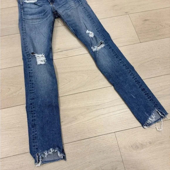 Rag & Bone Skinny Distressed Jeans